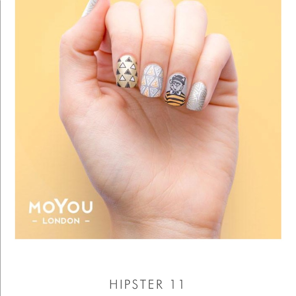 MoYou London Stamping Nail Art Plate Hipster 11